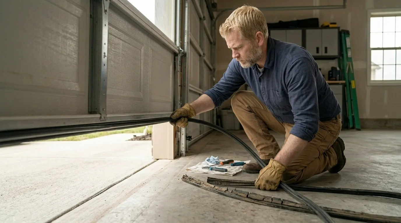 Carriage house garage door