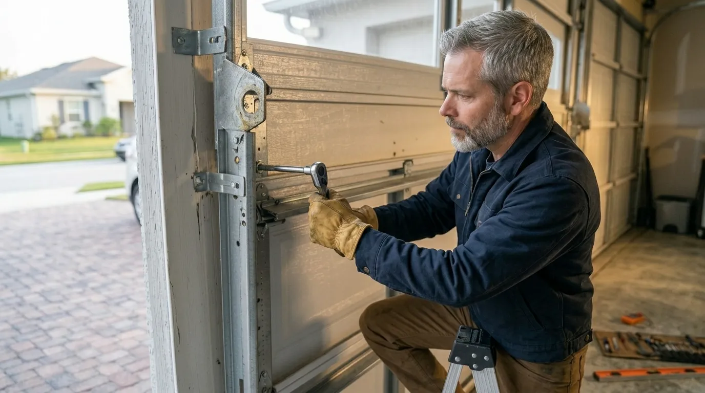Commercial roll-up garage door