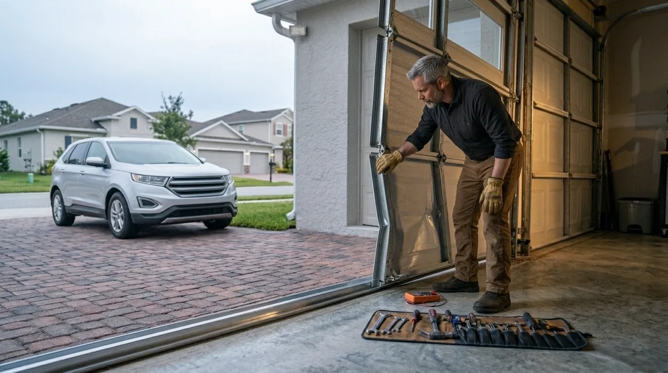 Repaired & tested - Wenatchee garage door service