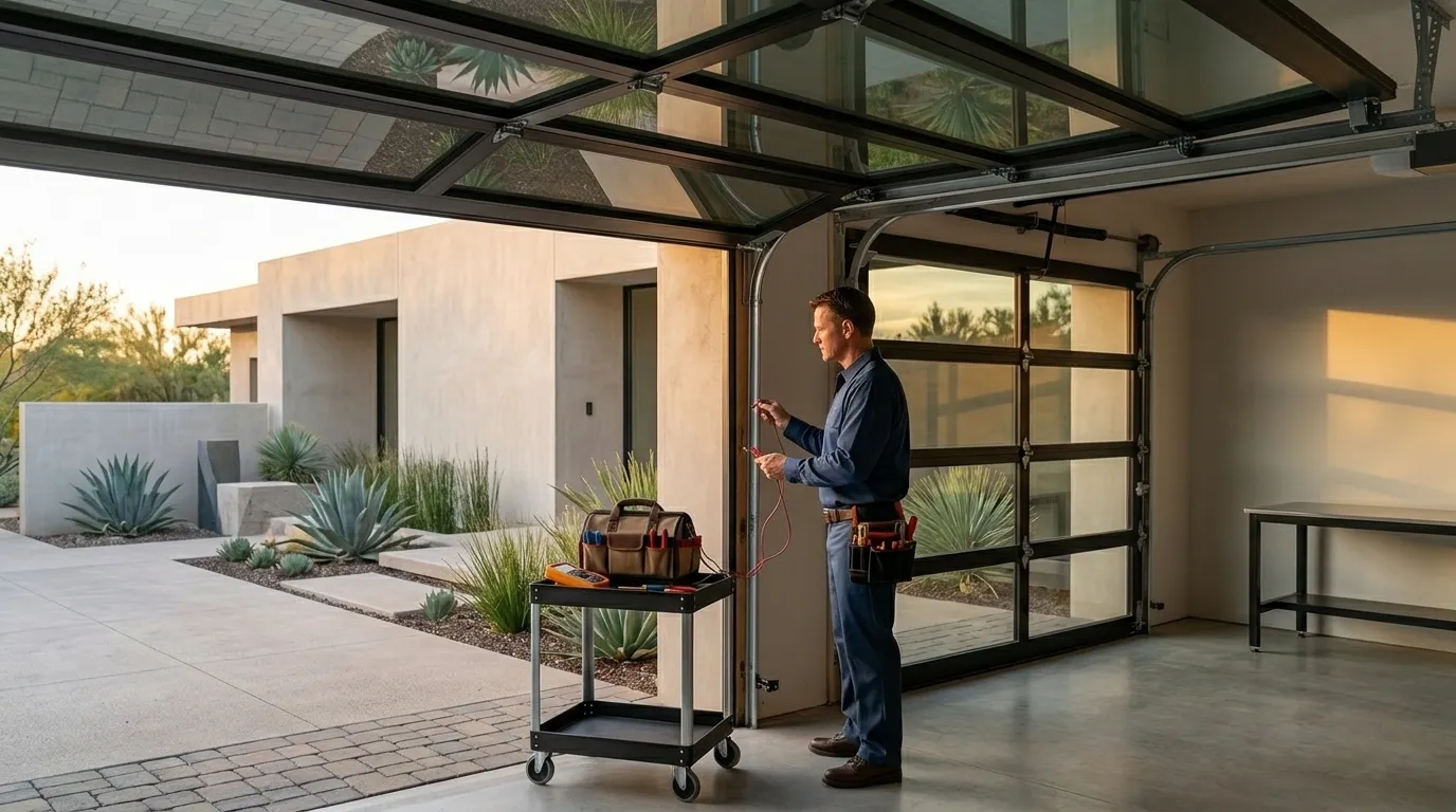 Raised panel garage door